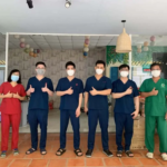 Phòng khám medcare hỗ trợ thiết bị y tế, thực phẩm và vật dụng thiết yếu cho các bác sĩ tại bệnh viện dã chiến