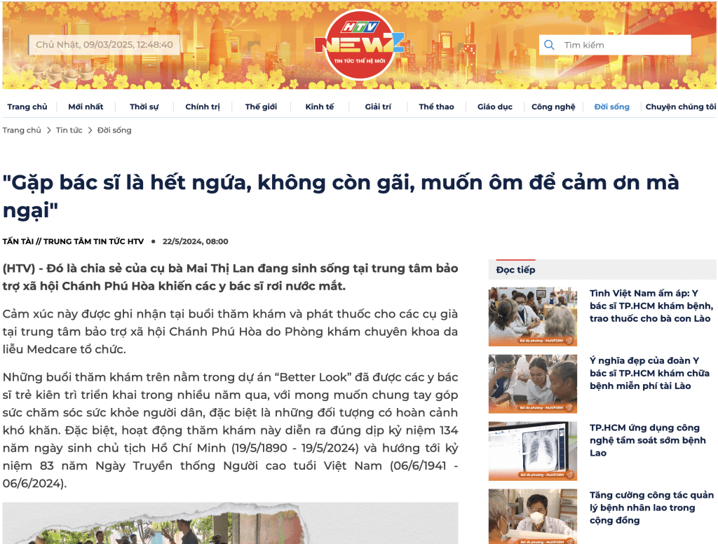 Thăm Khám & Trao Quà Cho Các Cụ Già Tại Trung Tâm Bảo Trợ Chánh Phú Hòa