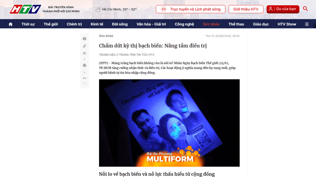 HTV NEWS CENTER – Ending stigma, advancing treatment – the World Vitiligo Day symposium (June 25) brought renewed hope for patients worldwide.